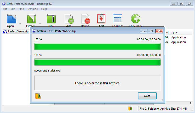 file unzipper windows 7